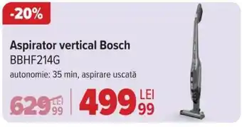 Carrefour Aspirator vertical Bosch BBHF214G Ofertă