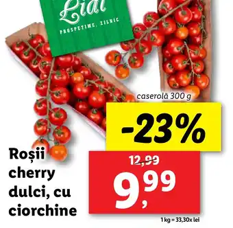 Lidl Roşii cherry dulci, cu ciorchine Ofertă