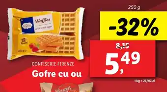 Lidl CONFISERIE FIRENZE Gofre cu ou Ofertă