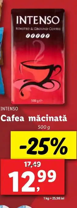 Lidl INTENSO Cafea măcinată Ofertă