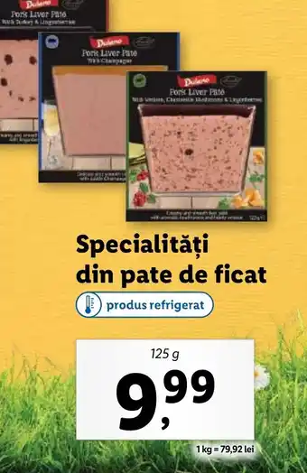 Lidl Specialităţi din pate de ficat Ofertă