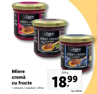 Lidl Miere cremă cu fructe Ofertă