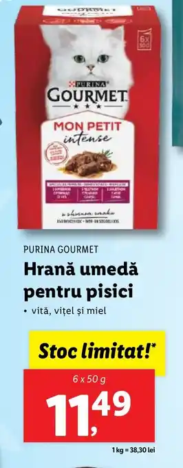 Lidl PURINA GOURMET Hrană umedă pentru pisici Ofertă