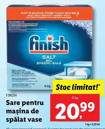 Lidl FINISH Sare pentru maşina de spălat vase Ofertă