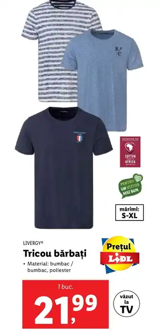 Lidl Tricou bărbați Ofertă