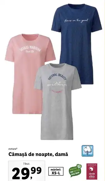 Lidl Cămașă de noapte, damă Ofertă