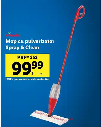 Lidl Mop cu pulverizator Spray & Clean Ofertă