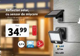 Lidl LIVARNO home Reflector solar, cu senzor de miscare Ofertă