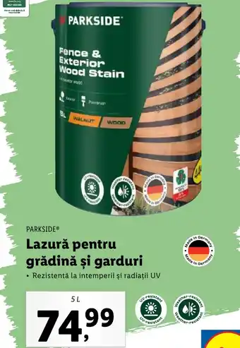 Lidl PARKSIDE Lazură pentru grădină și garduri Ofertă