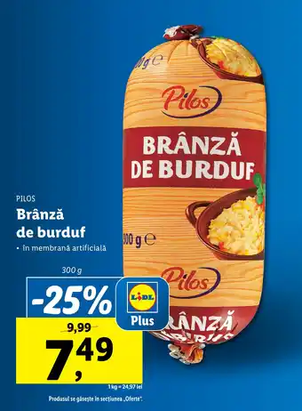 Lidl PILOS Brânză de burduf Ofertă