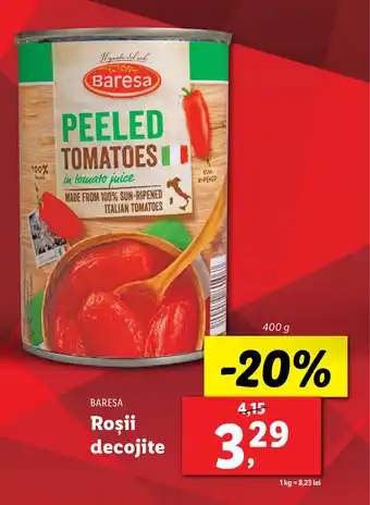 Lidl BARESA Roşii decojite Ofertă