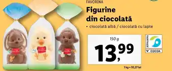 Lidl FAVORINA Figurine din ciocolată Ofertă