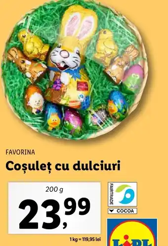 Lidl FAVORINA Coşuleţ cu dulciuri Ofertă