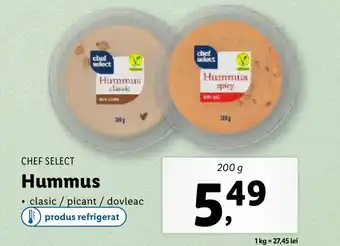 Lidl CHEF SELECT Hummus Ofertă