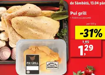 Lidl Pui grill Ofertă