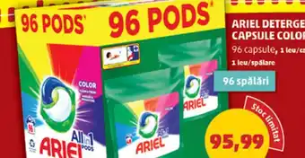 Penny ARIEL DETERGENT CAPSULE COLOR Ofertă