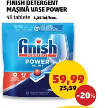 FINISH DETERGENT MAŞINĂ VASE POWER