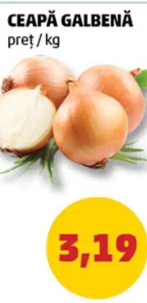 Penny CEAPĂ GALBENĂ Ofertă