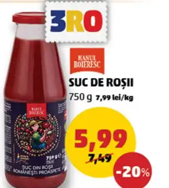 Penny SUC DE ROȘII Ofertă