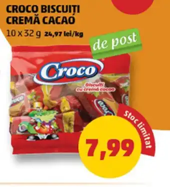 Penny CROCO BISCUITI CREMĂ CACAO Ofertă