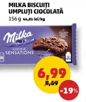 MILKA BISCUITI UMPLUȚI CIOCOLATĂ