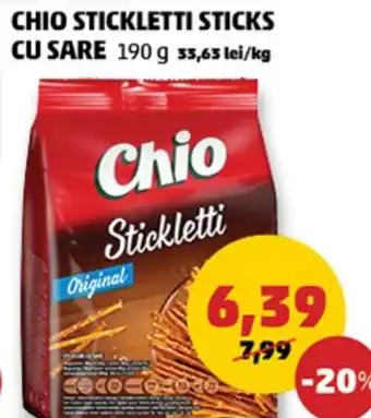 Penny CHIO STICKLETTI STICKS CU SARE Ofertă