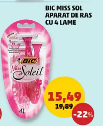 Penny BIC MISS SOL APARAT DE RAS CU 4 LAME Ofertă