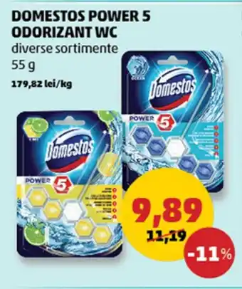 Penny DOMESTOS POWER 5 ODORIZANT WC Ofertă
