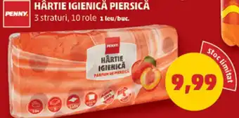 Penny HÂRTIE IGIENICĂ PIERSICĂ Ofertă