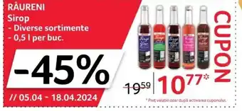 Selgros RÂURENI Sirop Ofertă