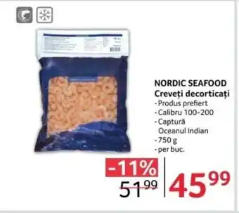 Selgros NORDIC SEAFOOD Creveţi decorticați Ofertă