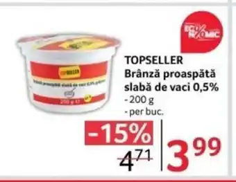 Selgros TOPSELLER Brânză proaspătă slabă de vaci 0,5% Ofertă