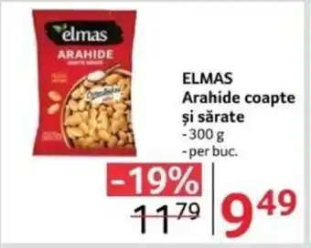 Selgros ELMAS Arahide coapte şi sărate Ofertă