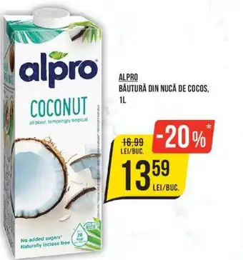 Mega Image ALPRO BĂUTURĂ DIN NUCĂ DE COCOS, 1L Ofertă
