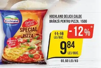 HOCHLAND DELICII CALDE BRÂNZĂ PENTRU PIZZA, 150G