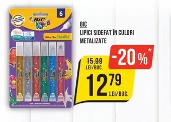 Mega Image BIC LIPICI SIDEFAT ÎN CULORI METALIZATE Ofertă