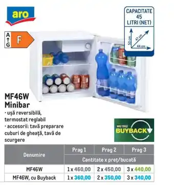 Metro MF46W Minibar Ofertă