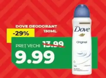 DOVE DEODORANT 150ML