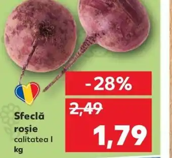 Kaufland Sfeclă roşie Ofertă