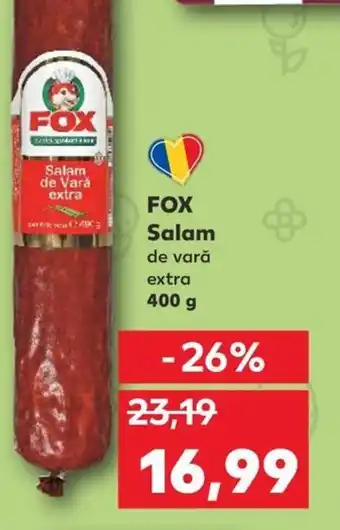 Kaufland FOX Salam Ofertă