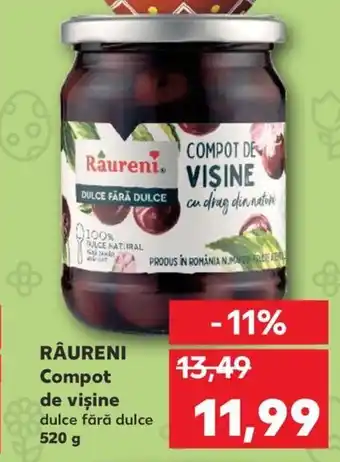 Kaufland RÂURENI Compot de vișine Ofertă