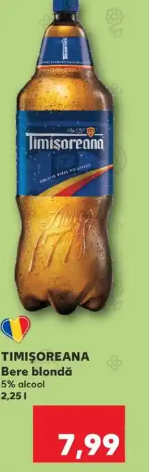 Kaufland TIMIŞOREANA Bere blondă 2.25L Ofertă