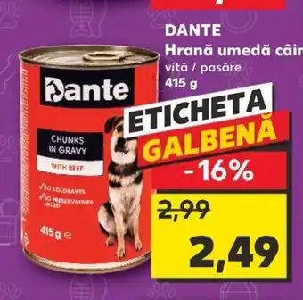 Kaufland DANTE Hrană umedă câini Ofertă
