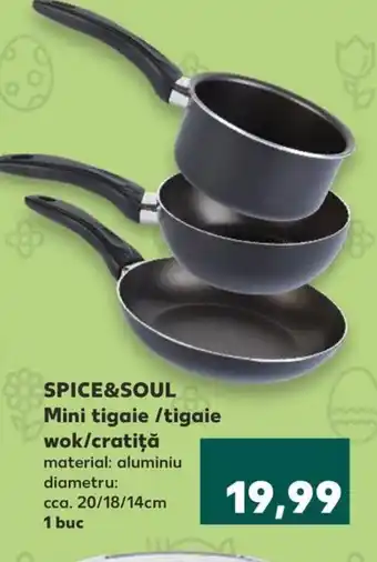 Kaufland SPICE&SOUL Mini tigaie /tigaie wok/cratiţă Ofertă