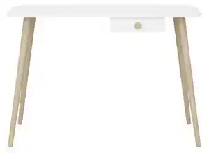 Favi Tvilum Birou pentru copii cu 1 sertar Culoare alb, GRAZIA 075 Ofertă
