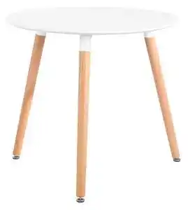 Masă rotundă ANELLO TRIPLE WHITE 80cm