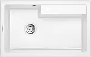 Favi Chiuveta bucatarie compozit alb mat Deante Eridan 100 Alb mat Ofertă