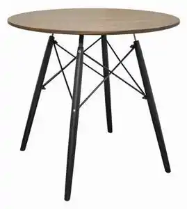 Masă rotundă ANELLO Dark Ash 80cm