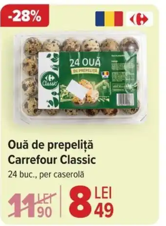 Carrefour Ouǎ de prepeliţă Carrefour Classic Ofertă