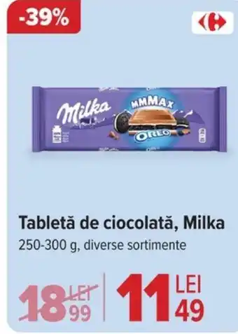 Carrefour Tabletă de ciocolată, Milka Ofertă
